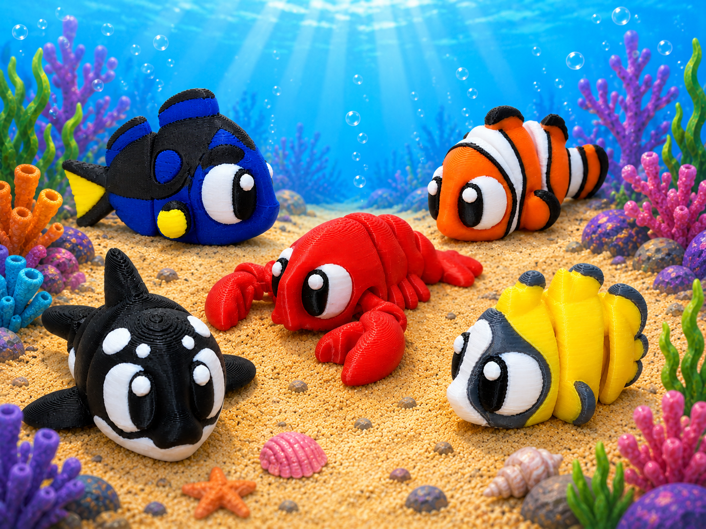 Flexi Sea Creatures